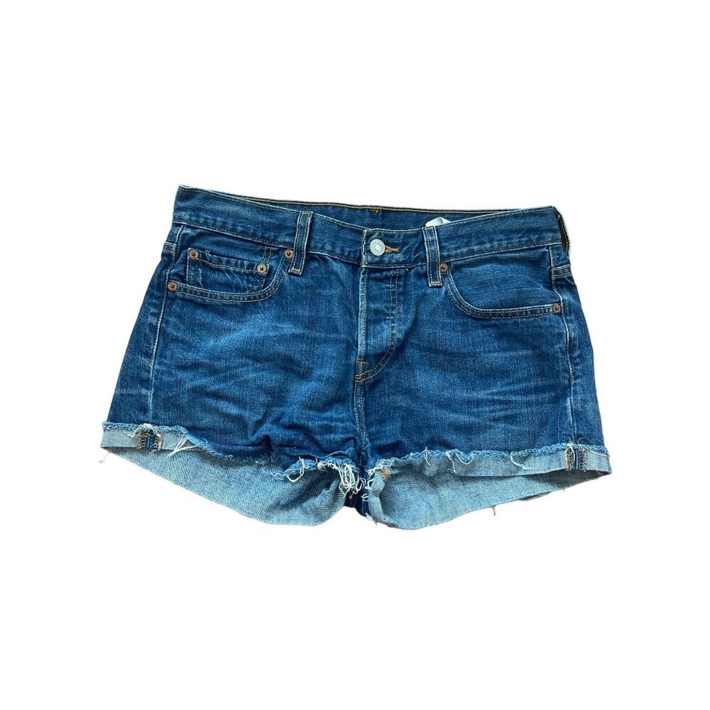 Levi's 501 Denim Blue‎ Shorts Size 27